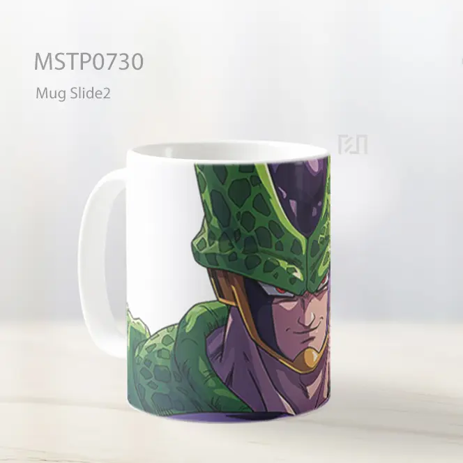 Cell Senyum Licik Aura Hijau Mug MSTP0730 - All-side / Desain