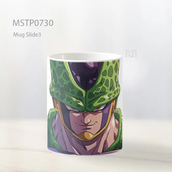 Cell Senyum Licik Aura Hijau Mug MSTP0730 - All-side / Desain