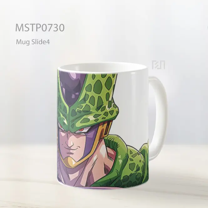 Cell Senyum Licik Aura Hijau Mug MSTP0730