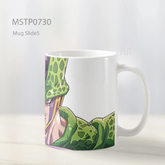 Cell Senyum Licik Aura Hijau Mug MSTP0730 - All-side / Desain
