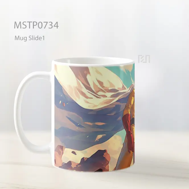 Saitama Berjalan Santai Di Langit Pagi Mug MSTP0734 - All-side / Desain