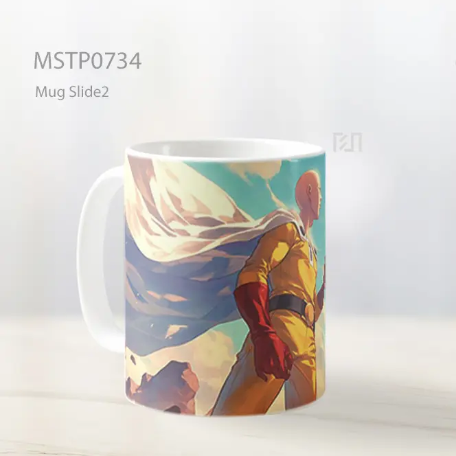 Saitama Berjalan Santai Di Langit Pagi Mug MSTP0734 - All-side / Desain