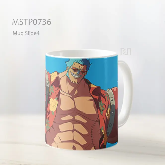 Cyborg Bertinju Raksasa Armor Merah Mug MSTP0736