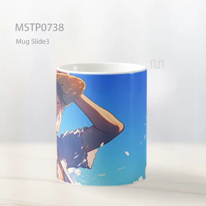 Luffy Senyum Lebar Di Langit Cerah Mug MSTP0738 - All-side / Desain