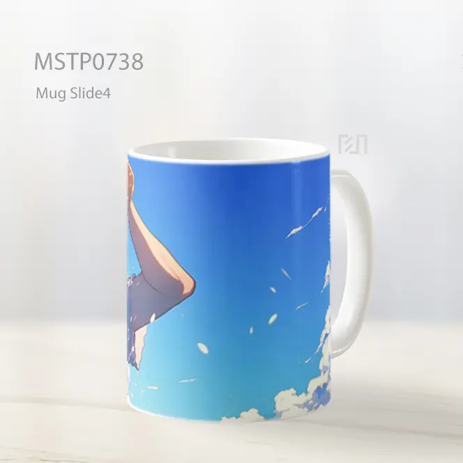 Luffy Senyum Lebar Di Langit Cerah Mug MSTP0738