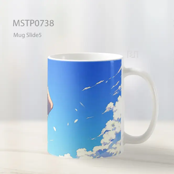 Luffy Senyum Lebar Di Langit Cerah Mug MSTP0738 - All-side / Desain