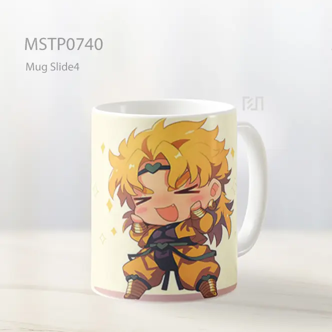 Dio Brando Chibi Pose Berkilau Mug MSTP0740
