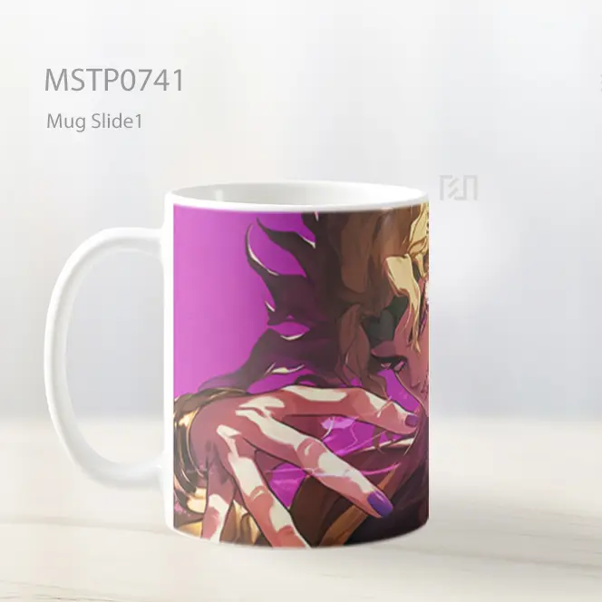 Dio Brando Jojo Anime Ungu Epik Mug MSTP0741 - All-side / Desain