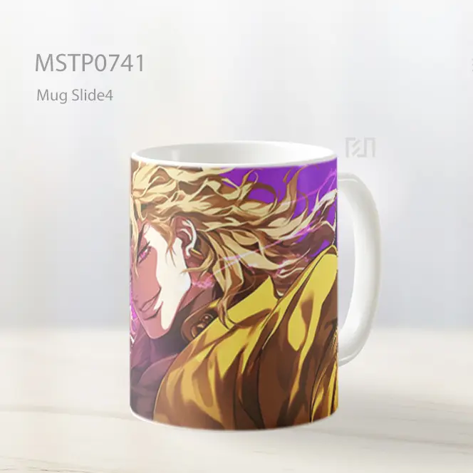 Dio Brando Jojo Anime Ungu Epik Mug MSTP0741