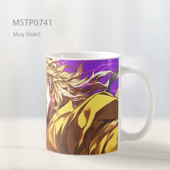 Dio Brando Jojo Anime Ungu Epik Mug MSTP0741 - All-side / Desain