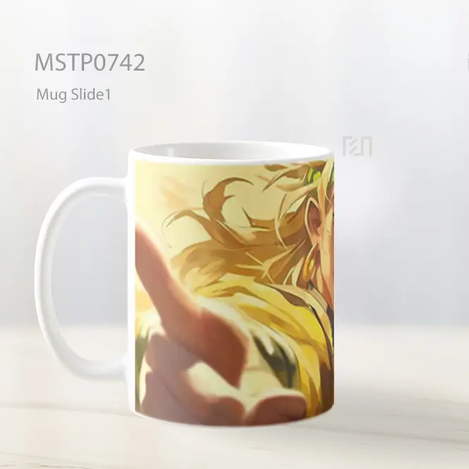 Dio Brando Jojo Aura Mengerikan Mug MSTP0742 - All-side / Desain