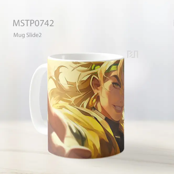 Dio Brando Jojo Aura Mengerikan Mug MSTP0742 - All-side / Desain