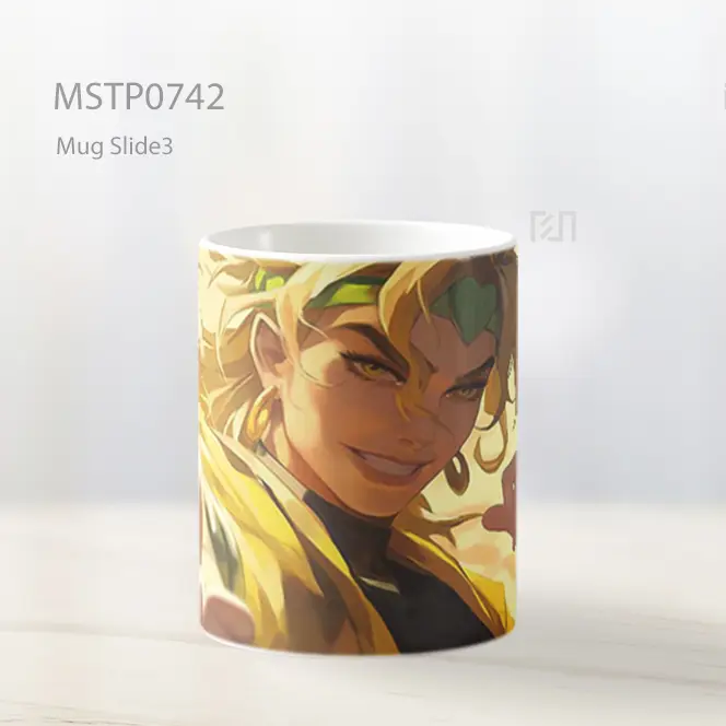 Dio Brando Jojo Aura Mengerikan Mug MSTP0742 - All-side / Desain
