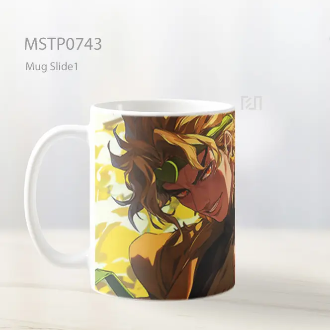 Dio Brando Jojo Sinar Kuning Mug MSTP0743 - All-side / Desain
