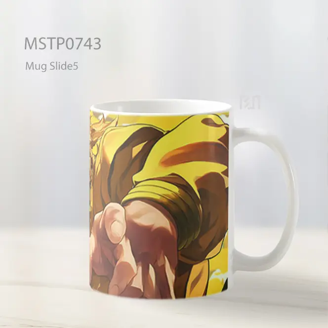Dio Brando Jojo Sinar Kuning Mug MSTP0743 - All-side / Desain