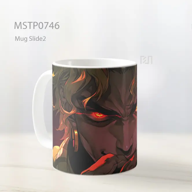 Dio Mata Bersinar Jojos Bizarre Adventure Anime Mug MSTP0746 - All-side / Desain