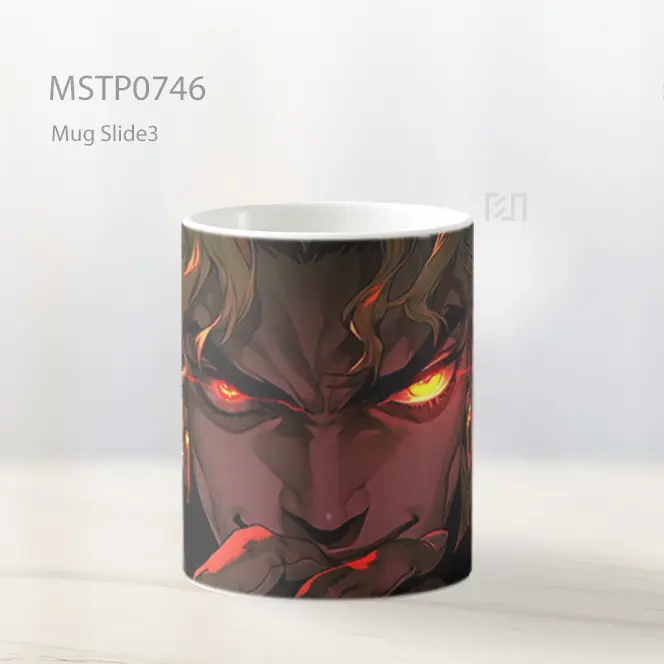 Dio Mata Bersinar Jojos Bizarre Adventure Anime Mug MSTP0746 - All-side / Desain