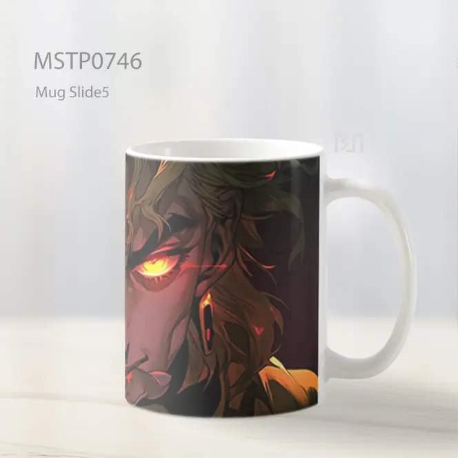 Dio Mata Bersinar Jojos Bizarre Adventure Anime Mug MSTP0746 - All-side / Desain