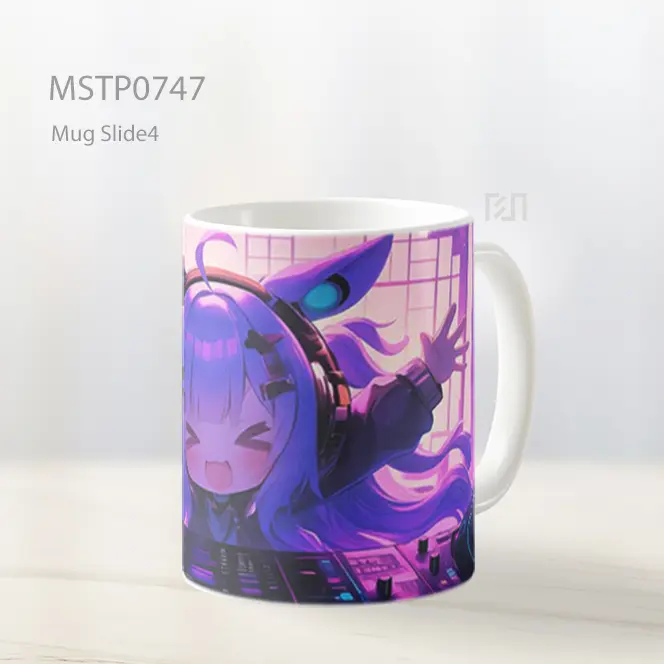 Dj Neon Anime Musik Mug MSTP0747