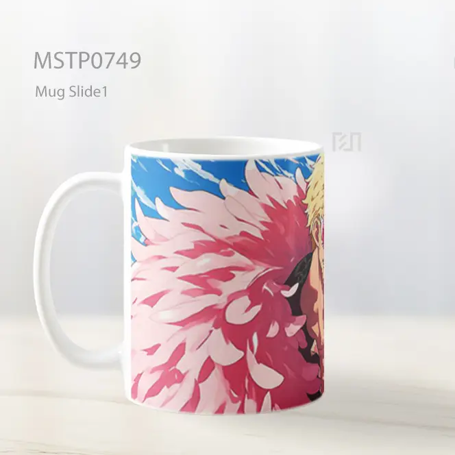 Doflamingo One Piece Pink Feathers Mug MSTP0749 - All-side / Desain