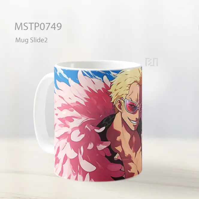 Doflamingo One Piece Pink Feathers Mug MSTP0749 - All-side / Desain