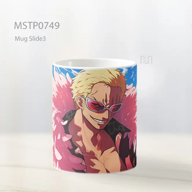 Doflamingo One Piece Pink Feathers Mug MSTP0749 - All-side / Desain