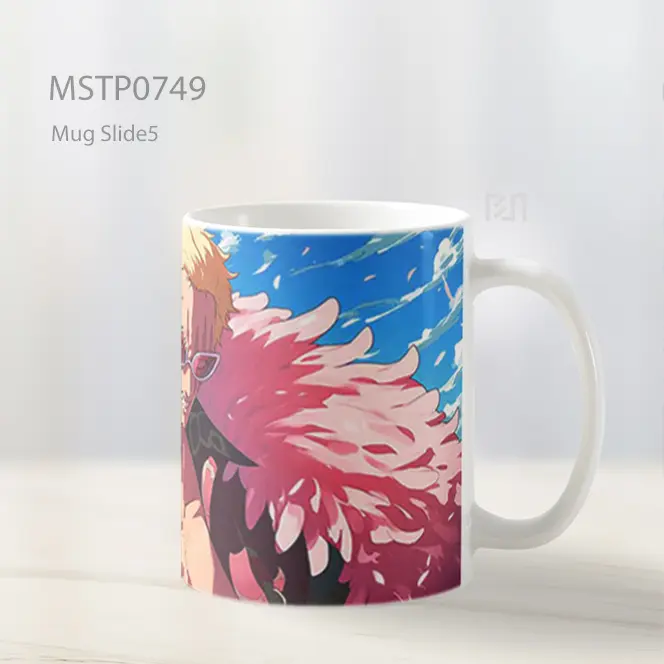 Doflamingo One Piece Pink Feathers Mug MSTP0749 - All-side / Desain