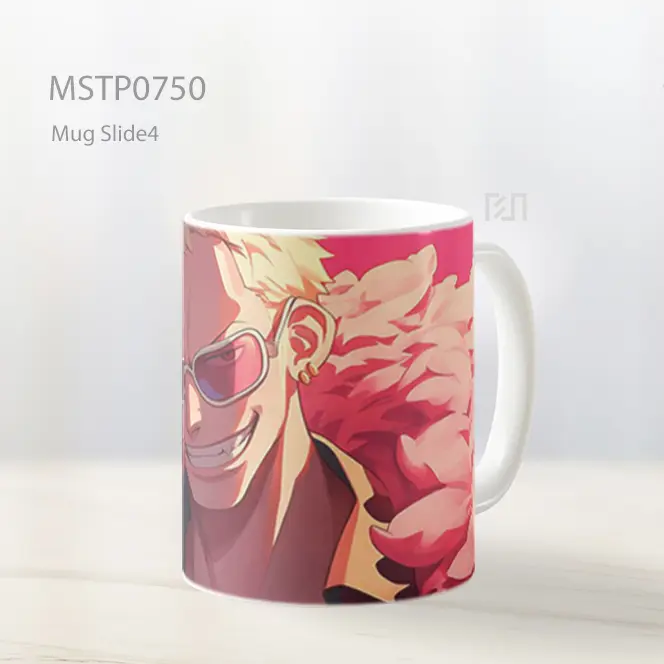 Doflamingo One Piece Pink Sunglasses Mug MSTP0750