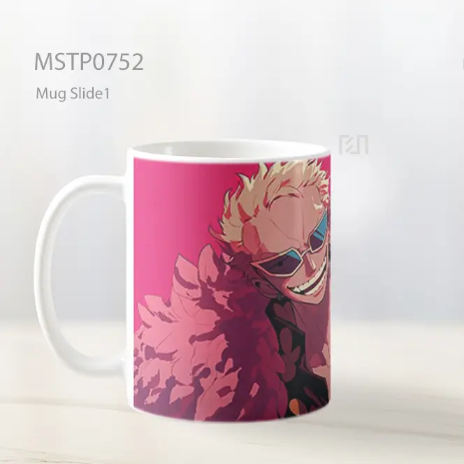 Doflamingo One Piece Senyum Licik Mug MSTP0752 - All-side / Desain