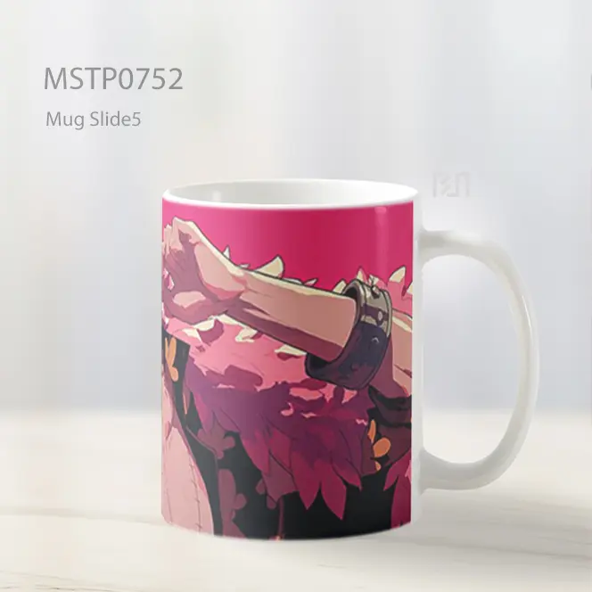 Doflamingo One Piece Senyum Licik Mug MSTP0752 - All-side / Desain