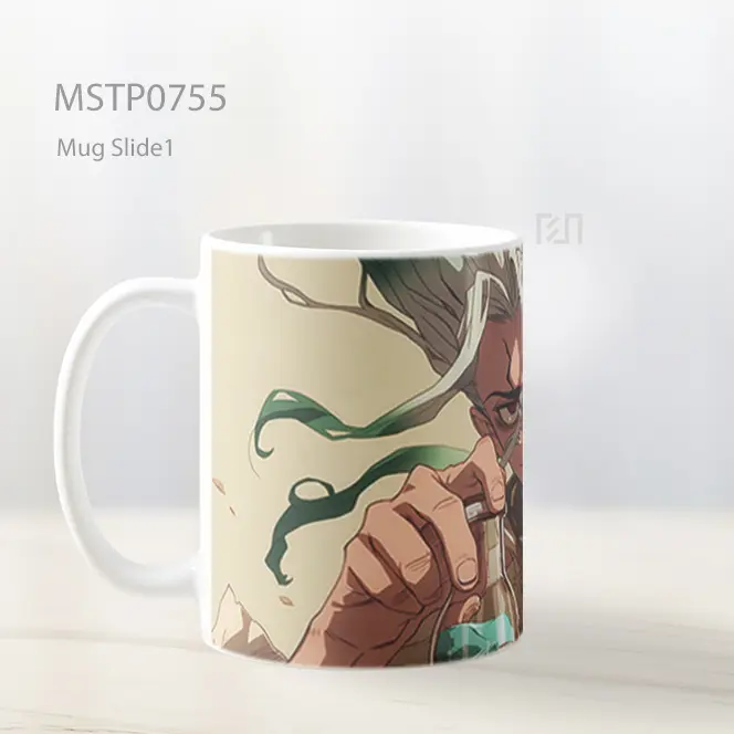 Dr Stone Senku Beige Mug MSTP0755 - All-side / Desain