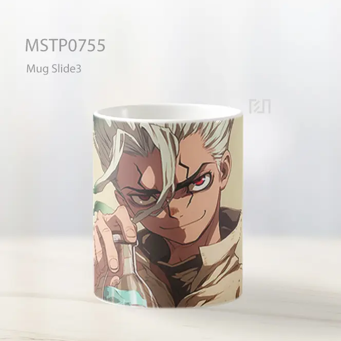 Dr Stone Senku Beige Mug MSTP0755 - All-side / Desain