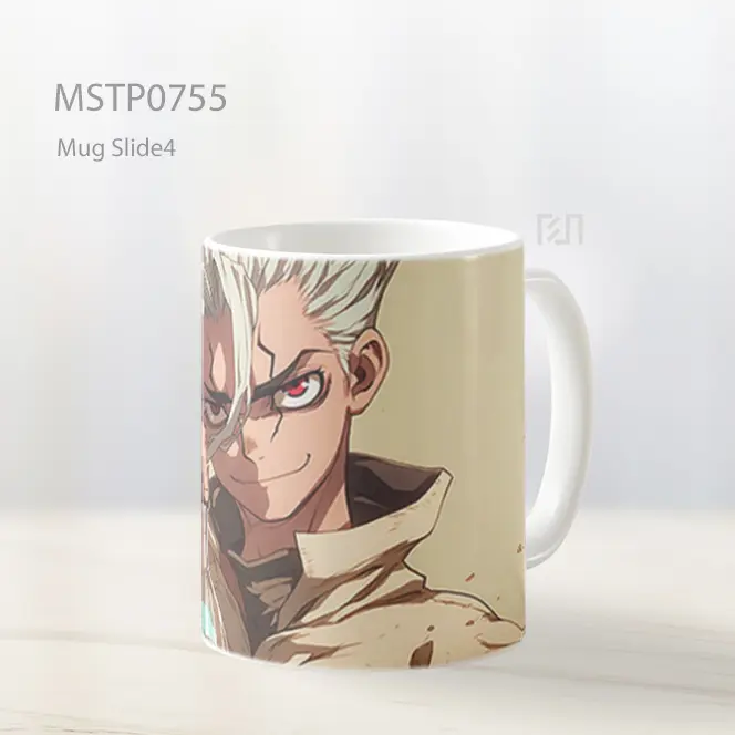 Dr Stone Senku Beige Mug MSTP0755
