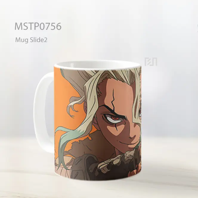 Dr Stone Senku Ishigami Oranye Mug MSTP0756 - All-side / Desain