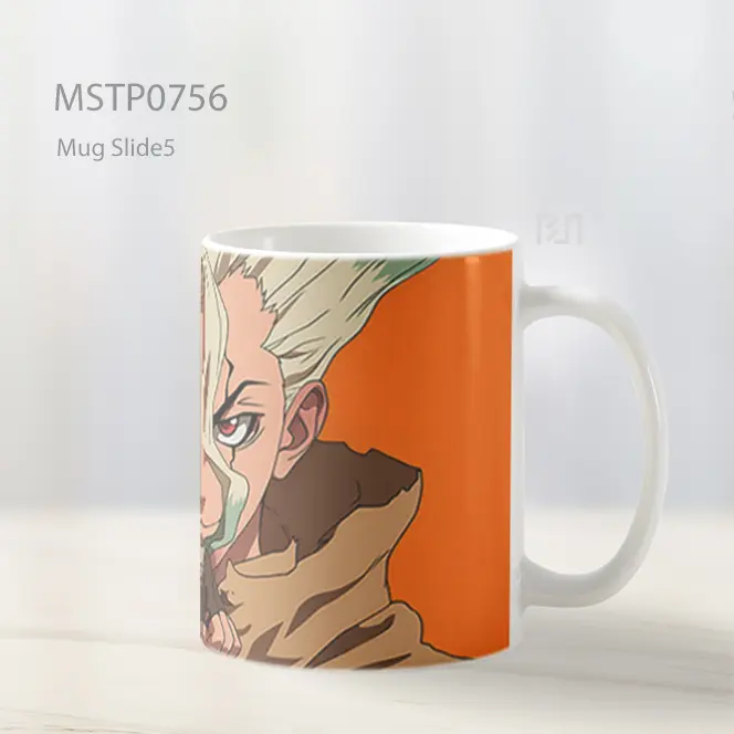 Dr Stone Senku Ishigami Oranye Mug MSTP0756 - All-side / Desain