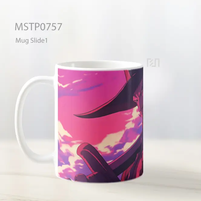 Dracule Mihawk One Piece Tatapan Epik Mug MSTP0757 - All-side / Desain