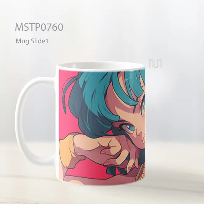 Dragon Ball Bulma Cerah Mug MSTP0760 - All-side / Desain
