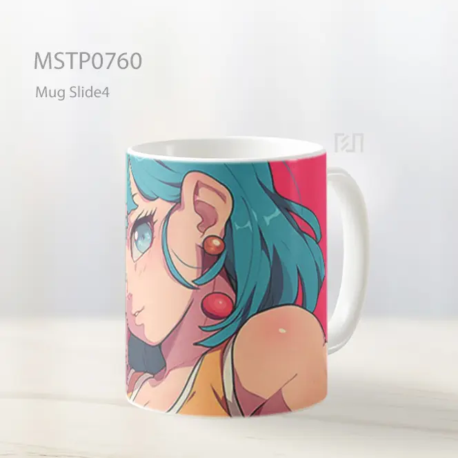 Mug Keramik Premium SNI - Dragon Ball Bulma Cerah Mug MSTP0760