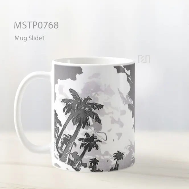 Dragon Ball Gaya Manga Hitam Putih Mug MSTP0768 - All-side / Desain