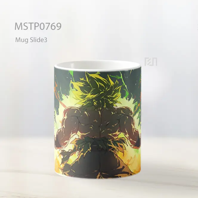 Dragon Ball Gogeta Vs Broly Pertarungan Api Mug MSTP0769 - All-side / Desain