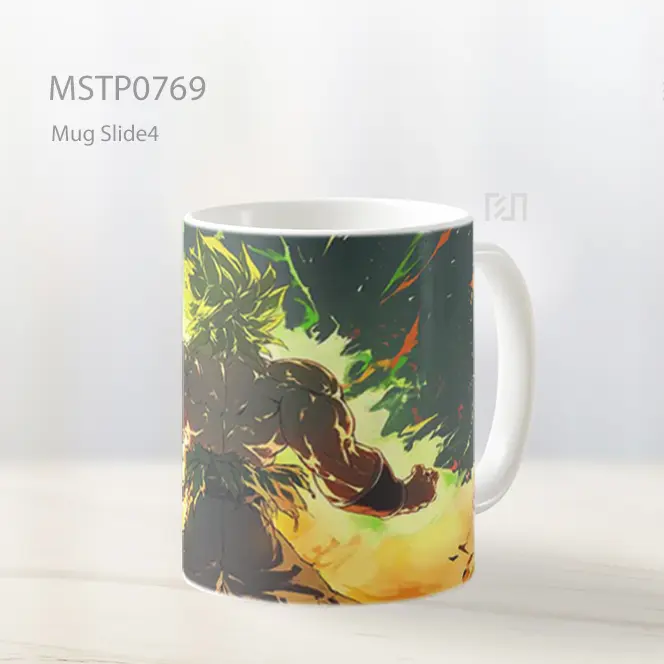 Dragon Ball Gogeta Vs Broly Pertarungan Api Mug MSTP0769
