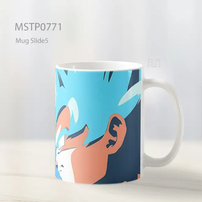 Dragon Ball Goku Biru Mug MSTP0771 - All-side / Desain