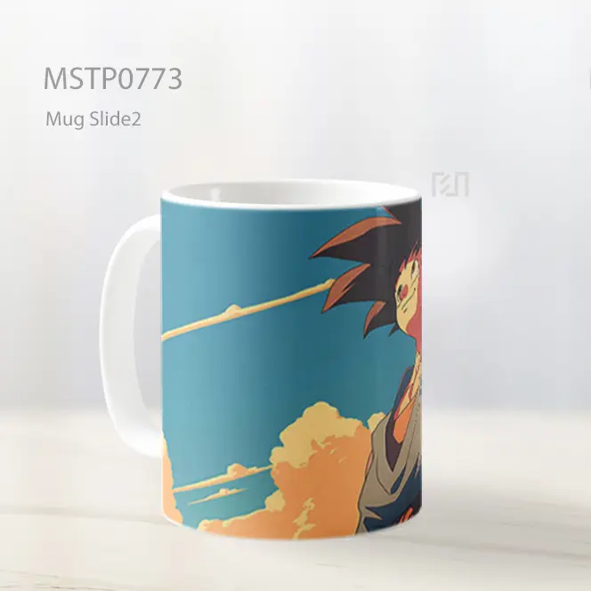 Dragon Ball Goku Gaya Seni Mug MSTP0773 - All-side / Desain