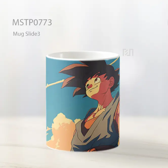 Dragon Ball Goku Gaya Seni Mug MSTP0773 - All-side / Desain