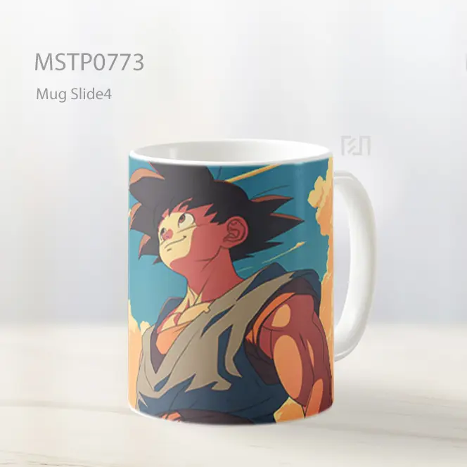Mug Keramik Premium SNI - Dragon Ball Goku Gaya Seni Mug MSTP0773