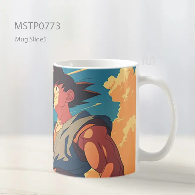 Dragon Ball Goku Gaya Seni Mug MSTP0773 - All-side / Desain