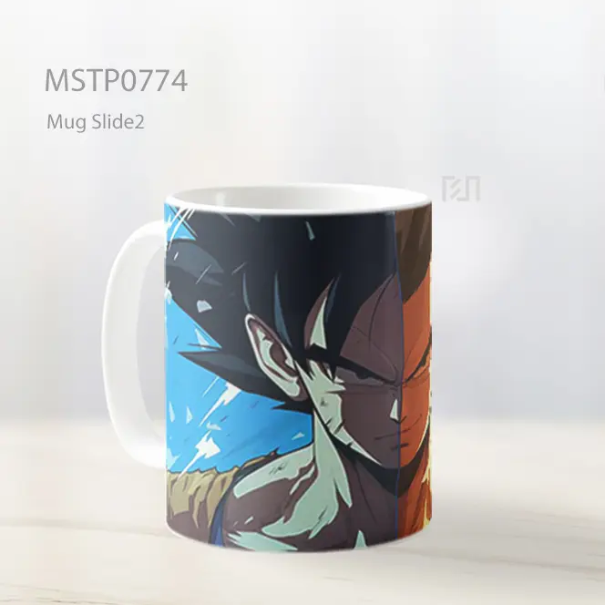 Dragon Ball Goku God Of Destruction Fusion Mug MSTP0774 - All-side / Desain