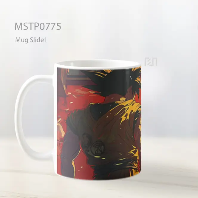 Dragon Ball Goku Graffiti Urban Mug MSTP0775 - All-side / Desain