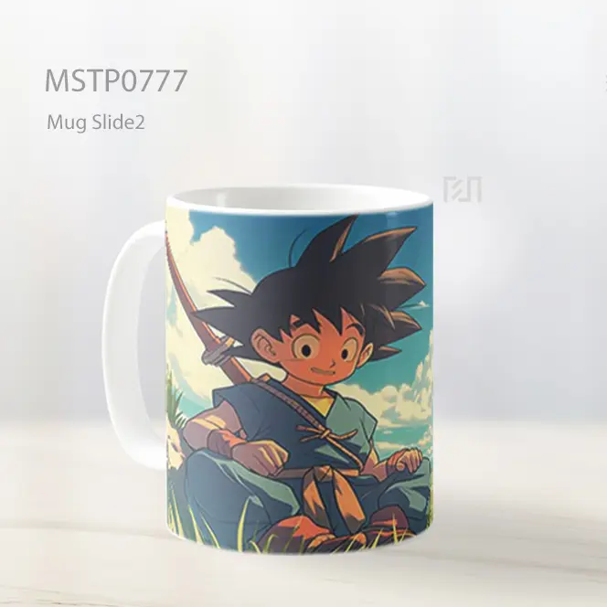 Dragon Ball Goku Lucu Di Ladang Mug MSTP0777 - All-side / Desain