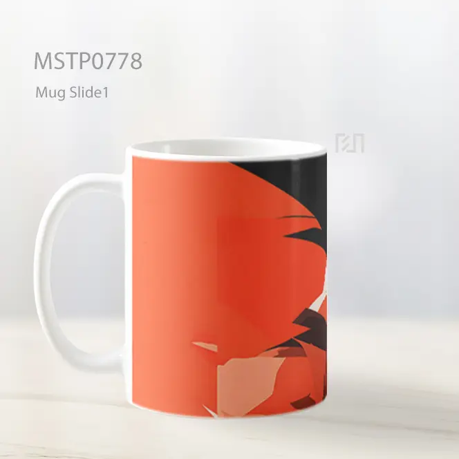 Dragon Ball Goku Oranye Minimalis Mug MSTP0778 - All-side / Desain